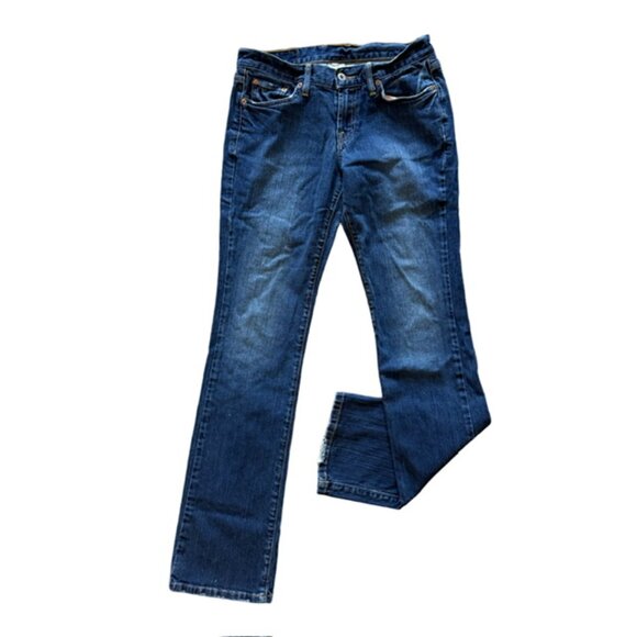 Lucky Brand Women's Straight Leg Jeans - Dark Blue - Picture 2 of 16